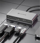 NÖRDIC USB-C 1 to 4 Docking station 1xDP8K30Hz 1xHDMI8K30Hz 1xUSB-C PD 100W 1xUSB-A 2.0
