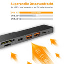 NÖRDIC USB-C 1 to 7 Docking Station 1xHDMI 4K60Hz 1xUSB-C PD 100W 1xUSB-C 3.2 2xUSB-A 3.2 10G 1xSD 1xMicroSD
