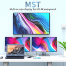 NÖRDIC USB-C 1 till 7 Dockningsstation 2xHDMI 1xDP 1xUSB-C PD100W 1xUSB-C 2xUSB-A