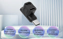 NÖRDIC USB-C 3.0 Male to Female Adapter for Data and Charging 10Gbps