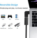 NÖRDIC USB C 3.1 Angled adapter male to female