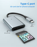 NÖRDIC USB-C 3.2 10Gbps Card Reader SD Express 7.1 UHS-I NVME PCI-e 3.1