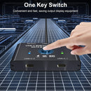 NÖRDIC USB-C 2 to 1 Switch & 1 to 2 Splitter, 8K/60Hz 4K/144Hz 100WPD 10Gbps Data+Video+PD