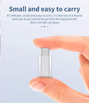 NÖRDIC USBC C male to Lightning female (Non MFI) adapter silver