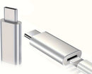 NÖRDIC USBC C male to Lightning female (Non MFI) adapter silver
