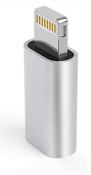 NÖRDIC USBC C female to Lightning ha (Non MFI) adapter silver