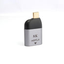 NÖRDIC USB C to Mini Displayport adapter 8K at 60Hz Support for 3D and HDCP 1.4 and 2.2 10cm Aluminum Space Grey