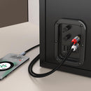 NÖRDIC USB-C to RCA audio cable 2m