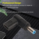 NÖRDIC USB-C to DC 4.5x3.0mm adapter 100W 12-20V for HP laptops