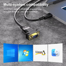 NÖRDIC USB-C to Serial DB9 RS232 1.8m