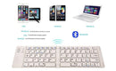 NÖRDIC Vikbart Bluetooth Tangentbord 66 tangenter US Layout Vit