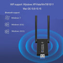 NÖRDIC WIFI6 Bluetooth 5.0 Wireless USB3.0 Adapter Dual Band 2.4/5.8Ghz 1300Mbps
