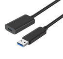 NÖRDIC active 5m USB 3.2 Gen 2 SuperSpeed 10Gbps Extension cable USB-A male to USB-C female