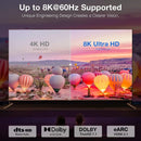 NÖRDIC angled HDMI 2.1 adapter 8K60Hz 4K120Hz HDR