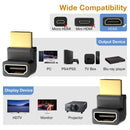 NÖRDIC angled HDMI 2.1 adapter 8K60Hz 4K120Hz HDR