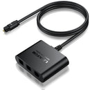 NÖRDIC digital audio optical TOSLINK splitter 1 to 3