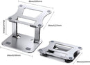 NÖRDIC laptop stand for up to 17" adjustable height notebook stand laptop stand dark grey