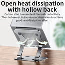 NÖRDIC laptop stand for up to 17" adjustable height notebook stand laptop stand dark grey