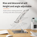 NÖRDIC laptop stand for up to 17" adjustable height notebook stand laptop stand dark grey