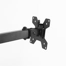NÖRDIC monitor stand for 2 screens and 1 laptop Notebook, Monitor up to 27 inches, Notebook up to 17 inches