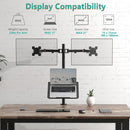 NÖRDIC monitor stand for 2 screens and 1 laptop Notebook, Monitor up to 27 inches, Notebook up to 17 inches