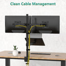 NÖRDIC monitor stand for 2 screens and 1 laptop Notebook, Monitor up to 27 inches, Notebook up to 17 inches