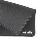NÖRDIC musmatta, 320x270x3mm (S), halkfri naturgummibas, Elastan-tygtopp, sydda kanter, svart