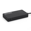 NÖRDIC powered 4-ports hubb USB 3.0 5Gbps 25cm kabel aluminium svart med nätdel