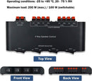 NÖRDIC speaker switch for four pairs of speakers
