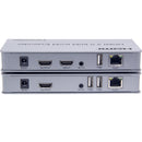 NÖRDIC system extender for HDMI 4K60Hz with loop out 2xUSB and R/L stereo over Cat6 up to 60m