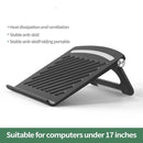 NÖRDIC universal laptop stand adjustable for up to 17 inch laptop and tablets laptop holder stand plastic