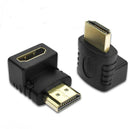 NÖRDIC vinklad HDMI 4K adapter hane till hona 270 grader