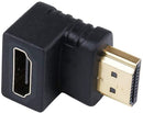 NÖRDIC vinklad HDMI 4K adapter hane till hona 270 grader