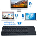 NÖRDIC wireless 2.4G Keyboard with touchpad 78 keys IOS Android Windows Arabic layout