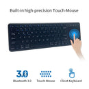 NÖRDIC wireless 2.4G Keyboard with touchpad 78 keys IOS Android Windows Arabic layout