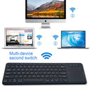NÖRDIC wireless 2.4G Keyboard with touchpad 78 keys IOS Android Windows Arabic layout