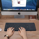NÖRDIC wireless 2.4G Keyboard with touchpad 78 keys IOS Android Windows US layout