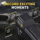 Nvs-20 4K HD digital infrared night vision camera, small and portable for outdoor use at night with optical image, 6x zoom.