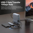 15-in-1 USB-C Docking Station 4K@30Hz HDMI and DisplayPort, 3xUSB 3.0, 2xUSB 2.0, PD 100W charging, 1000Mbps RJ45 Ethernet for Windows and macOS