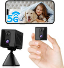 4K Surveillance Camera 5GHz WiFi Mini Camera, Night Vision, Motion Sensor, Long Battery Life, Remote Viewing