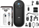 4K mini handsfree bodycam, POV camera, HD 1080p mini wearable adventure action camera with audio