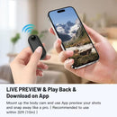 4K mini handsfree bodycam, POV camera, HD 1080p mini wearable adventure action camera with audio