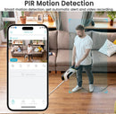 2,4GHz WiFi Mini Camera, 4K Wireless Indoor Surveillance Camera