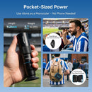 APEXEL 10X Tele-Macro Pro Dual Lens 2-in-1, Portable Clip-On Telephoto Macro Lens for Smartphones
