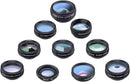 APEXEL 10-in-1 Premium Lens Kit Compatible with Smartphones - Interchangeable Lenses