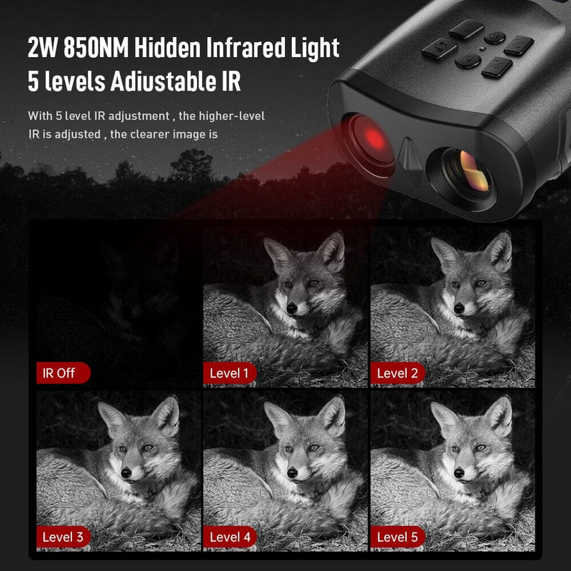 APEXEL 4K HD Digital Night Vision Glasses with Creative Owl Design