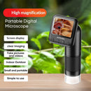 APEXEL Handheld Digital Microscope 12X-24X Portable Microscope 2.0 Inch LCD Screen 2MP Photo 720P Video with LED Lights