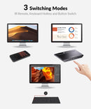 AV Access 4K USB-C & HDMI KVM Switch 4 PCs 1 Monitor, 60W Charging for Laptop