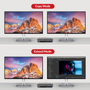 AV Access 8K DisplayPort KVM switch for two computers to dual monitors