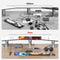 AV Access Docking station and KVM switch 2 to 3 DP to DP, 8K60Hz, 5x USB-A, 1x USB-C PD, 3.5mm AUX, SD card slot and 1Gbps ethernet